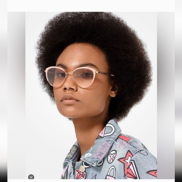 Michael Kors Women's Key Biscayne Rose Gold And Pink Cat Eye Sunglasses & Case - Picture 11 of 12